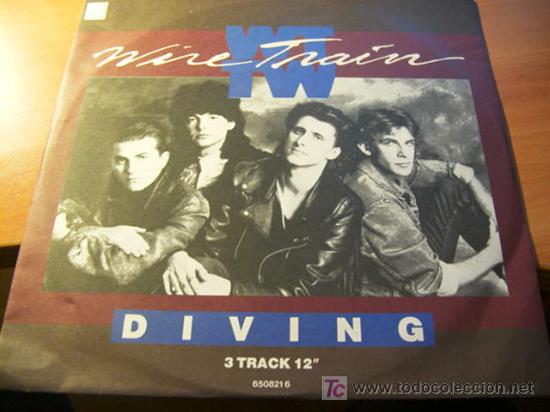 Discos de vinilo: WIRE TRAIN ( DIVING ) MAXI SINGLE 45 RPM (B-11) - Foto 1
