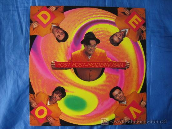 Discos de vinilo: DEVO - POST POST MODERN MAN (2 Versiones REMIX) + WHIP IT - Maxi Single 1990 - Foto 2