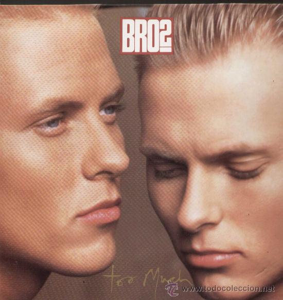Discos de vinilo: BROS / Too much (LP CBS de 1989) - Foto 1