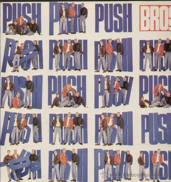 Discos de vinilo: BROS / Push (LP CBS de 1988) - Foto 1