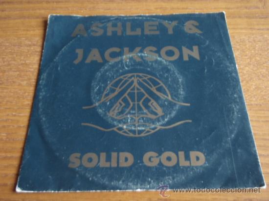 Discos de vinilo: ASHLEY & JACKSON  ( SOLID GOLD   2 VERSIONES )   1990-GERMANY   SINGLE45  BIG LIFE - Foto 1