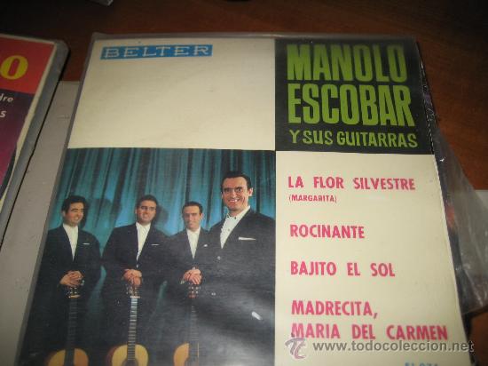 Discos de vinilo: SINGLE DE BELTER, DE MANOLO ESCOBAR Y SUS GUITARRAS. - Foto 1