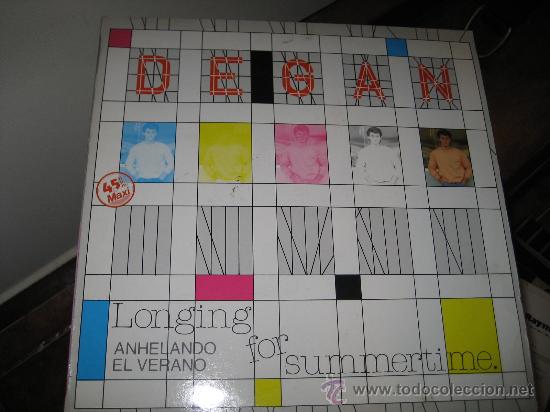 Discos de vinilo: MAXI DE DEGAN: LONGING FOR SUMMERTIME. SU PRIMER DISCO - Foto 1
