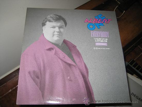 Discos de vinilo: MAXI DE ALBERT ONE: EVERYBODY. CON VERSI&Oacute;N INSTRUMENTAL. 1988 - Foto 1