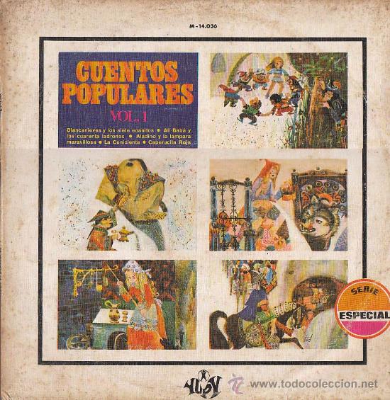 Discos de vinilo: Cuento populares volumen 1. LP del a&ntilde;o 1981 - Foto 1