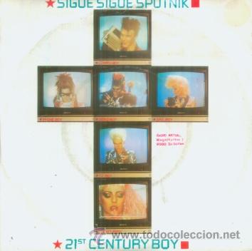 Discos de vinil: SIGUE SIGUE SPUTNICK - 21ST CENTURY BOY - SINGLE ALEMAN DE VINILO