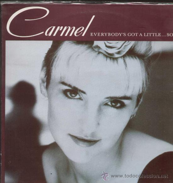 Discos de vinil: CARMEL / Everybody's got a little...soul (LP LONDON de 1987)