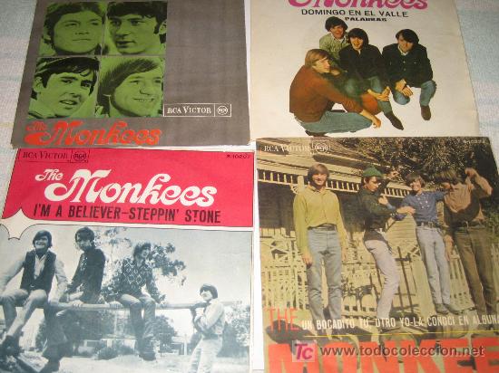 Discos de vinilo: LOTE DE CUATRO SINGLES LOS MONKEES - Foto 1
