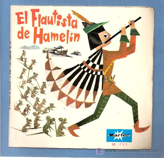 Discos de vinilo: EL FLAUTISTA DE AMELIN Y LAS CABRITAS. - Foto 1