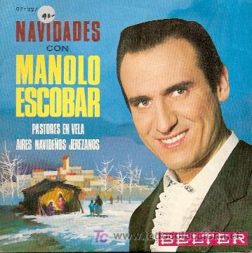 Discos de vinilo: MANOLO ESCOBAR VILLANCICOS - Foto 1