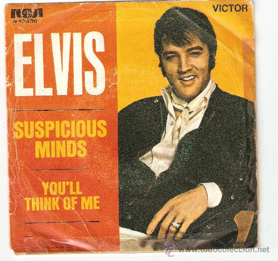 Discos de vinilo: elvis presley. suspicious mind - Foto 1