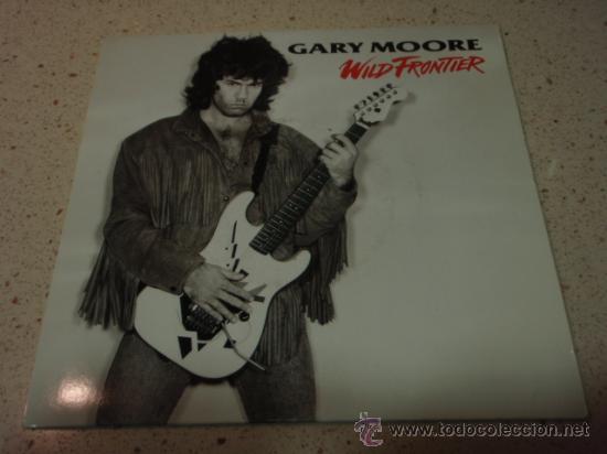 Discos de vinilo: GARY MOORE ( WILD FRONTIER - RUN FOR COVER ) 1987-ENGLAND SINGLE45 - Foto 1