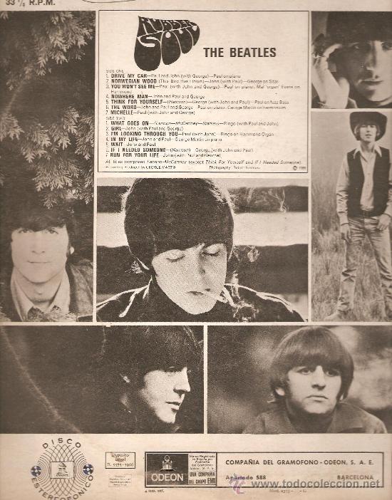 Discos de vinilo: rubber soul. the beatles.emi odeon. 1966 - Foto 2