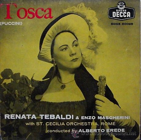 Discos de vinilo: DV0469.- RENATA TEBALDI. TOSCA DE PUCCINI. - Foto 1