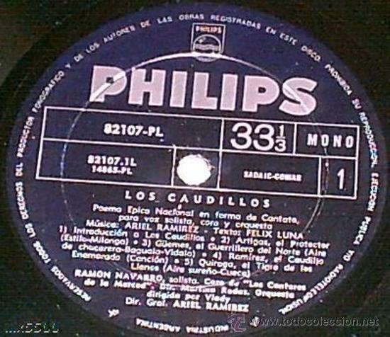 Discos de vinilo: LP argentino de Ariel Ram&iacute;rez a&ntilde;o 1966 edici&oacute;n original - Foto 6