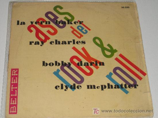 Discos de vinilo: ASES DEL ROCK & ROLL - LA VERN BAKER - RAY CHARLES - BOBBY DARIN - CLYDE Mc PHATTER - Foto 1