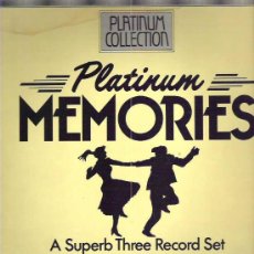 Discos de vinilo: CAJA DE 3 LPS - PLATINIUM MEMORIES ** EDGICSA K- TEL. Lote 12289589