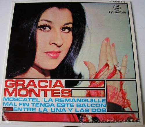 Discos de vinilo: GRACIA MONTES - MOSCATEL - EP DE 1968 - Foto 1