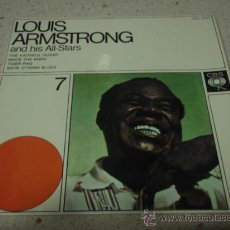 Discos de vinilo: LOUIS ARMSTRONG & HIS ALL STARS ( CABARET - WHAT A WONDERFUL WORLD ) 1967 SINGLE45 HMV