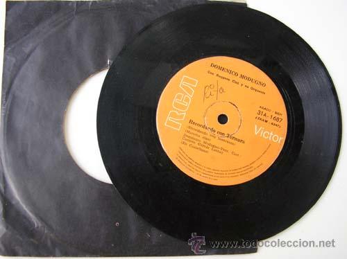 Discos de vinilo: DOMENICO MODUGNO - COMO HAS HECHO - SINGLE CANTADO EN CASTELLANO - Foto 1