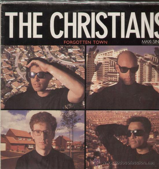 Discos de vinilo: THE CHRISTIANS / Forgotten town (MAXI ISLAND de 1987) - Foto 1