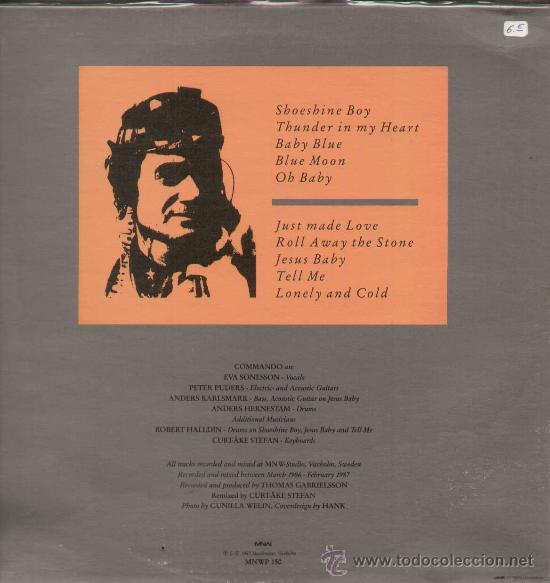 Discos de vinilo: COMMANDO / IV (LP MNW de 1987) - Foto 2