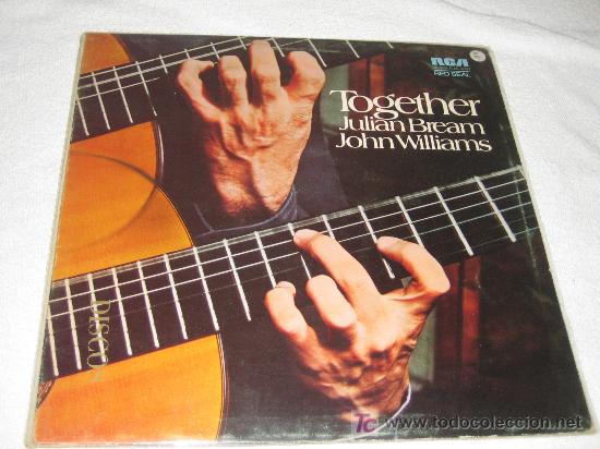 Discos de vinilo: TOGETHER - JULIAN BREAM Y JOHN WILLIAMS  - INGLES - Foto 1
