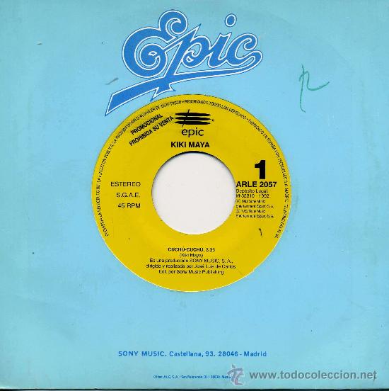 Discos de vinilo: Kiki Maya - Cuch&uacute; cuch&uacute; - Foto 1