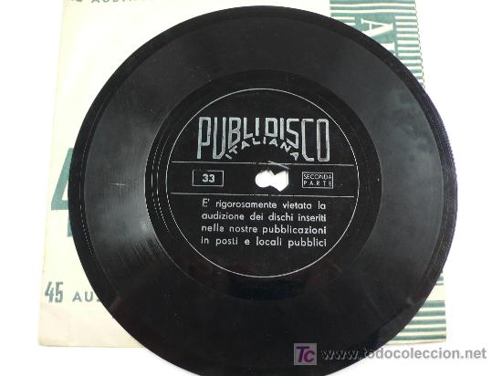 Discos de vinilo: BENITO MUSSOLINI. Discorso 5 maggio 1936. - Foto 1