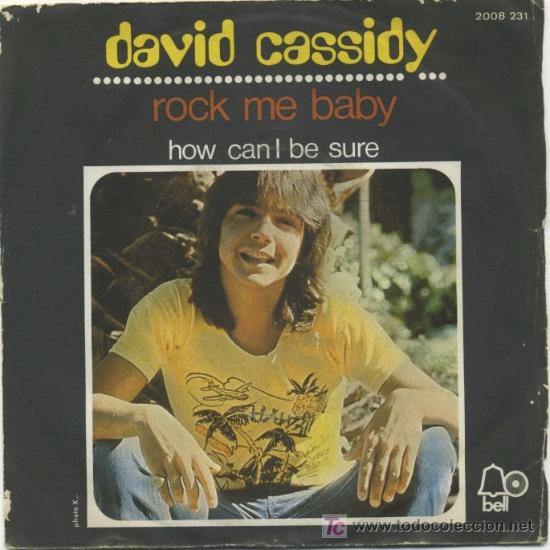 Discos de vinilo: DAVID CASSIDY - ROCK ME BAY - SINGLE INGL&Eacute;S S221 - Foto 1