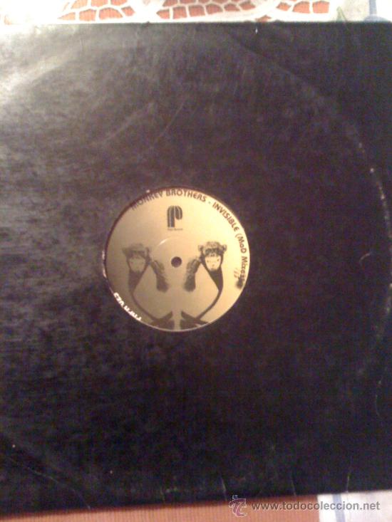 Discos de vinilo: Maxi-single 12 pulgadas. Invisible de Monkey Brothers. - Foto 1