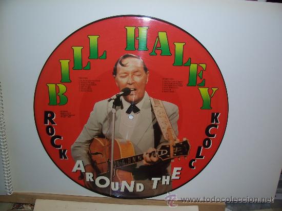 Discos de vinilo: BILL HALEY - 1987 - PICTURE DISC - ROCK AROUND THE CLOCK - Foto 1