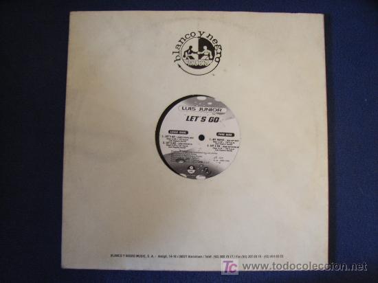 Discos de vinilo: Luis Junior - Lets go (3 Versiones) / My house - Maxisingle 1996 - Foto 1