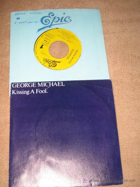 Discos de vinilo: LOTE DE DOS SINGLES GEORGE MICHAEL - PROMO - Foto 1