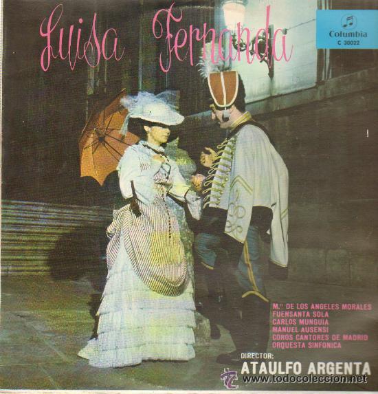 Discos de vinilo: JOYAS DE VINILO -- 1 LP ZARZUELA---LUISA FERNANDA (A&Ntilde;O 1962)