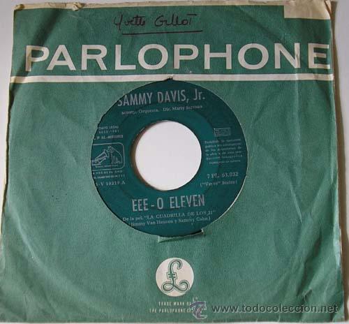 Discos de vinilo: SAMMY DAVIS JR. - EEE -O ELEVEN - SINGLE 1961 - Foto 1