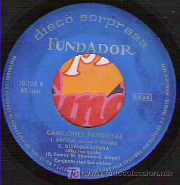 Discos de vinilo: los bohemios - ahora si **** ep 1966 - Foto 2
