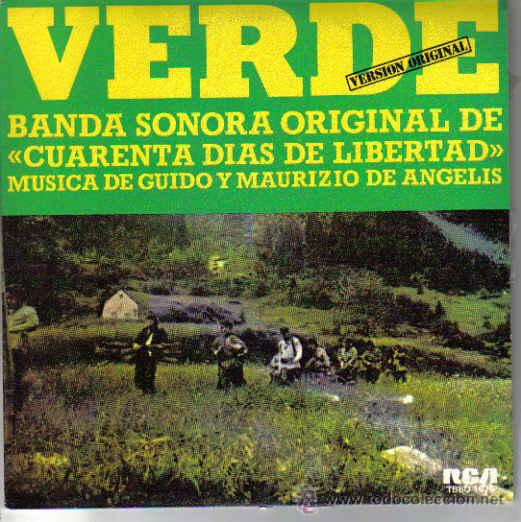Discos de vinilo: BSO CUARENTA DIAS DE LIBERTAD SINGLE 1976 SPAIN - Foto 1