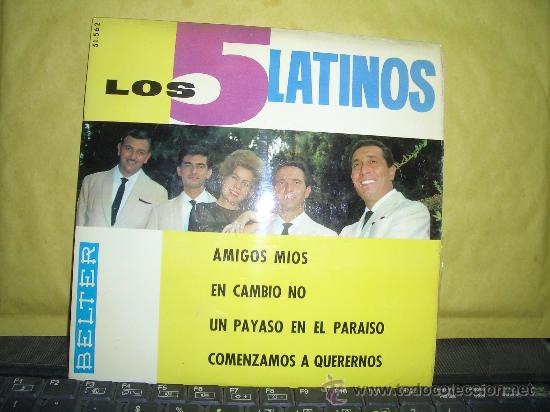 Discos de vinilo: LOS 5 LATINOS - Foto 1