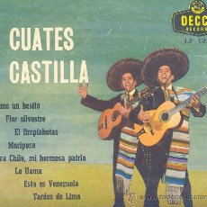 Discos de vinilo: CUATES CASTILLA LP 25 CM 10 PULGADAS DECCA LF 1212 SPA 195¿ VER FOTO ADICIONAL