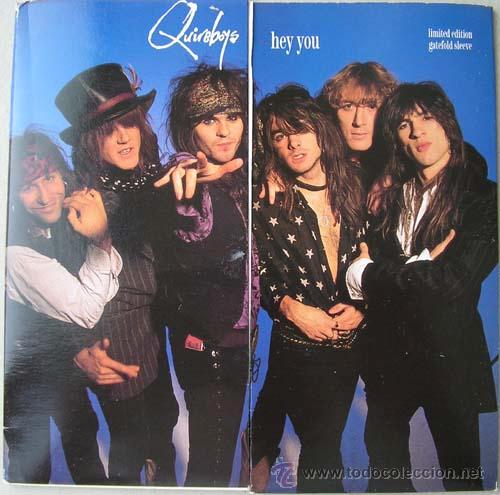 Discos de vinilo: QUIREBOYS - HEY YOU - SINGLE VINILO PORTADA GATEFOLD - Foto 2