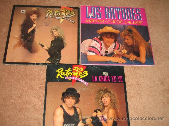 Discos de vinilo: LOTE DE TRES SINGLES - LOS RATONES - Foto 1