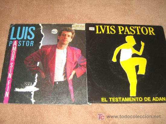 Discos de vinilo: LOTE DE DOS SINGLES -LUIS PASTOR - Foto 1