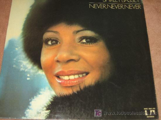 Discos de vinilo: SHIRLEY BASSEY - NEVER NEVER NEVER - Foto 1
