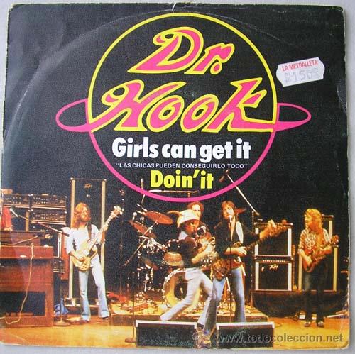 Discos de vinilo: DR. HOOK - GIRLS CAN GET IT - SINGLE ESPA&Ntilde;OL - Foto 1