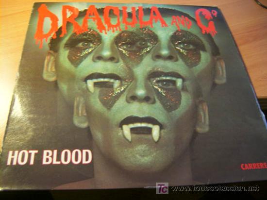 Discos de vinilo: DRACULA & CO ( HOT BLOOD ) LP CARRERE 67.165 ( 1977 FRANCIA ) (B-51 )