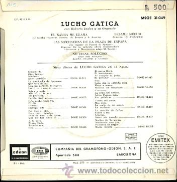 Discos de vinilo: LUCHO GATICA - Foto 2