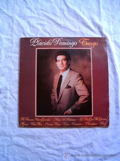 Discos de vinilo: Disco de Pl&aacute;cido Domingo. Tango. 1981 - Foto 1