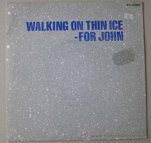 Discos de vinilo: YOKO ONO - WALKING ON THIN ICE(FOR JOHN) - SINGLE 1980 - Foto 1