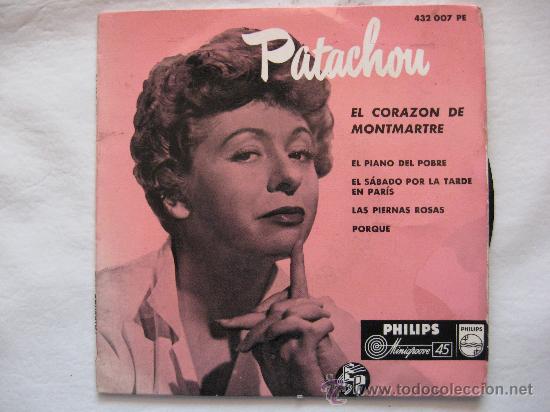 Discos de vinilo: PATACHOU , EL CORAZON DE MONTMARTRE, ETC.PHILIPS, 1958 - Foto 1